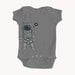Baby Space Man Print Gray or Pink Bodysuit