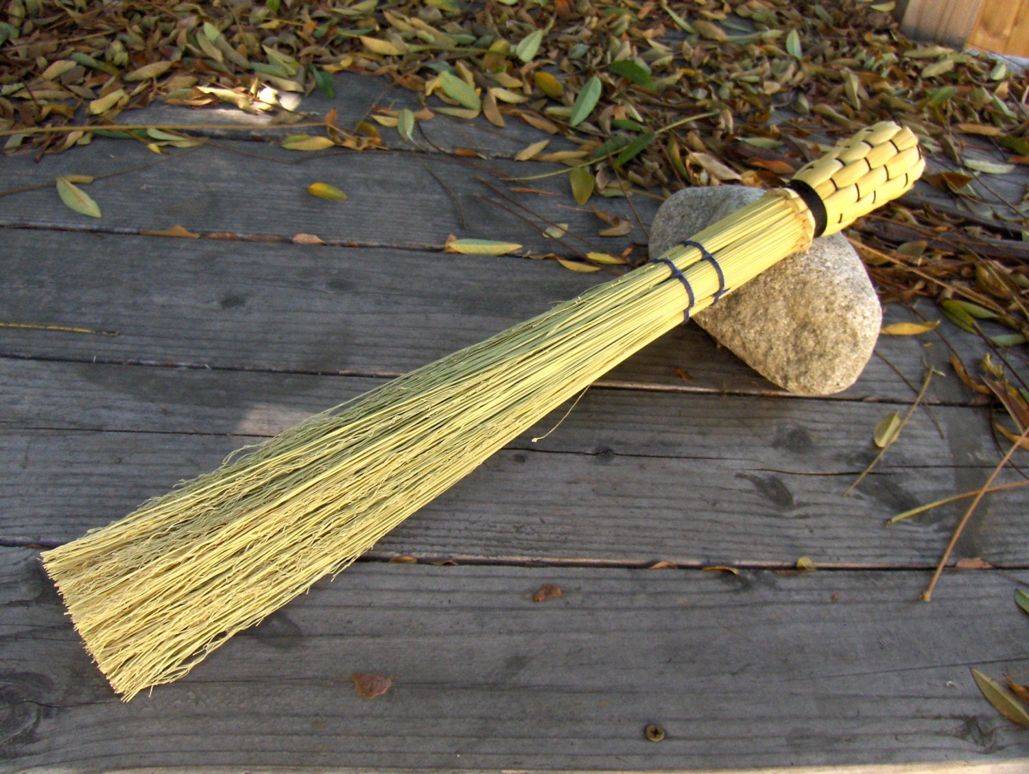 Extra Long Round Whisk Broom BB01 by on Etsy