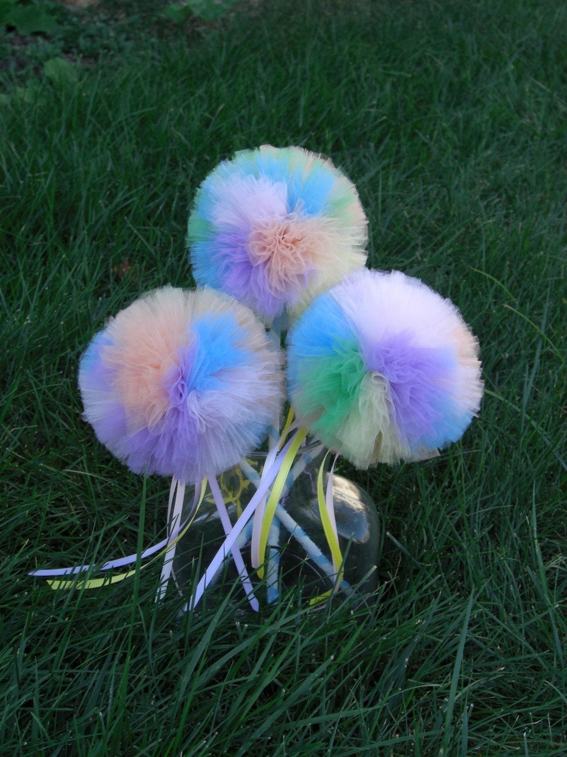 Pastel Princess Poof Wand--- Birthdays, Costume Parties, Dress Up