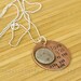 Love You To the Moon and Back Hand Stamped Necklace