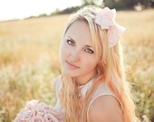 The Belle- je t'aime ruffle bloom double layer bow headband- 11 available colors