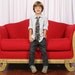 The Beau- grey and black damask necktie for boys of all ages