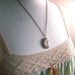 Hand Painted Necklace - Classic Beauty No. 1, Pretty Hand Painted Locket Pendant Necklace