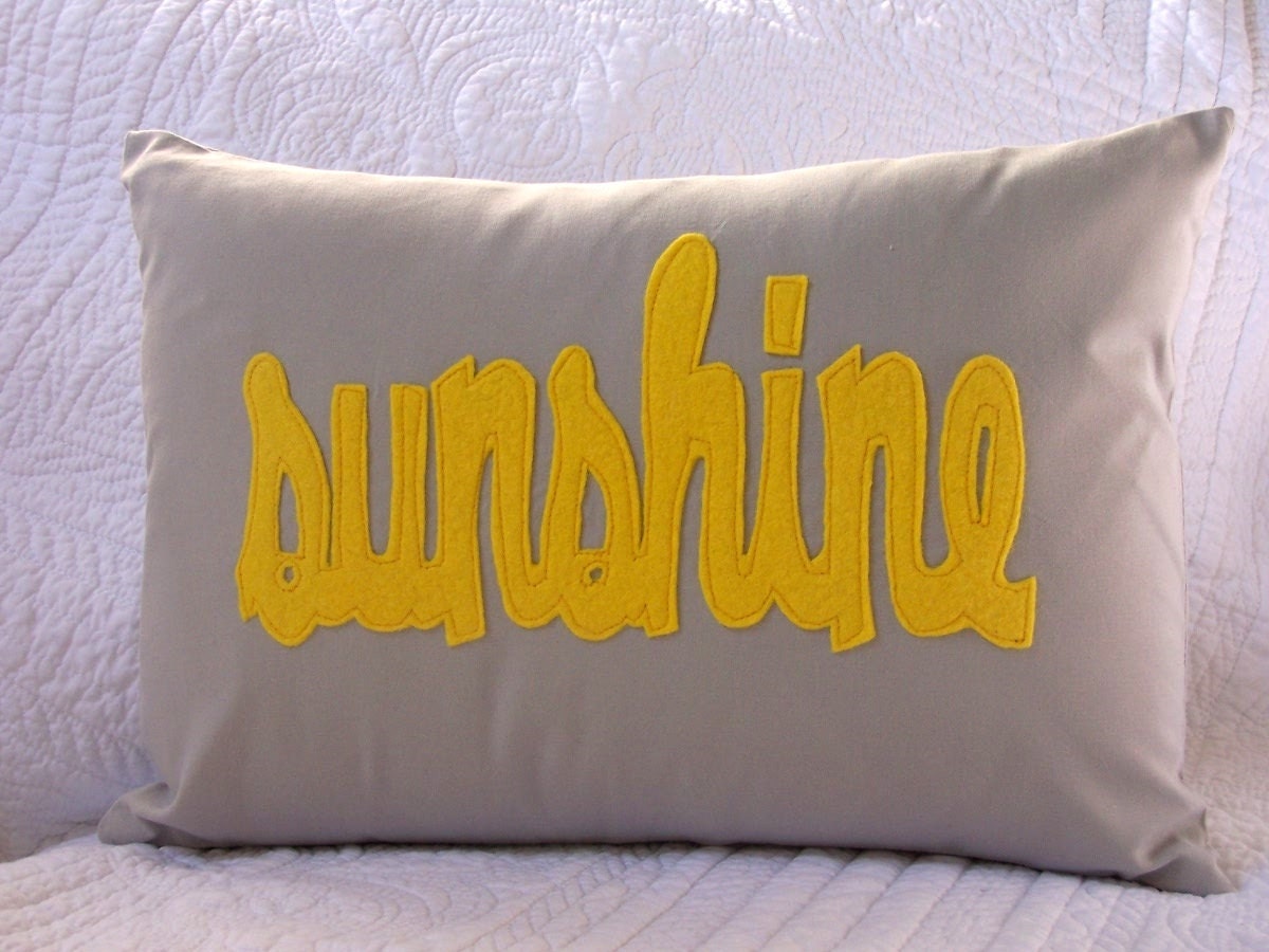 FREE SHIPPING, Sunshine Pillow