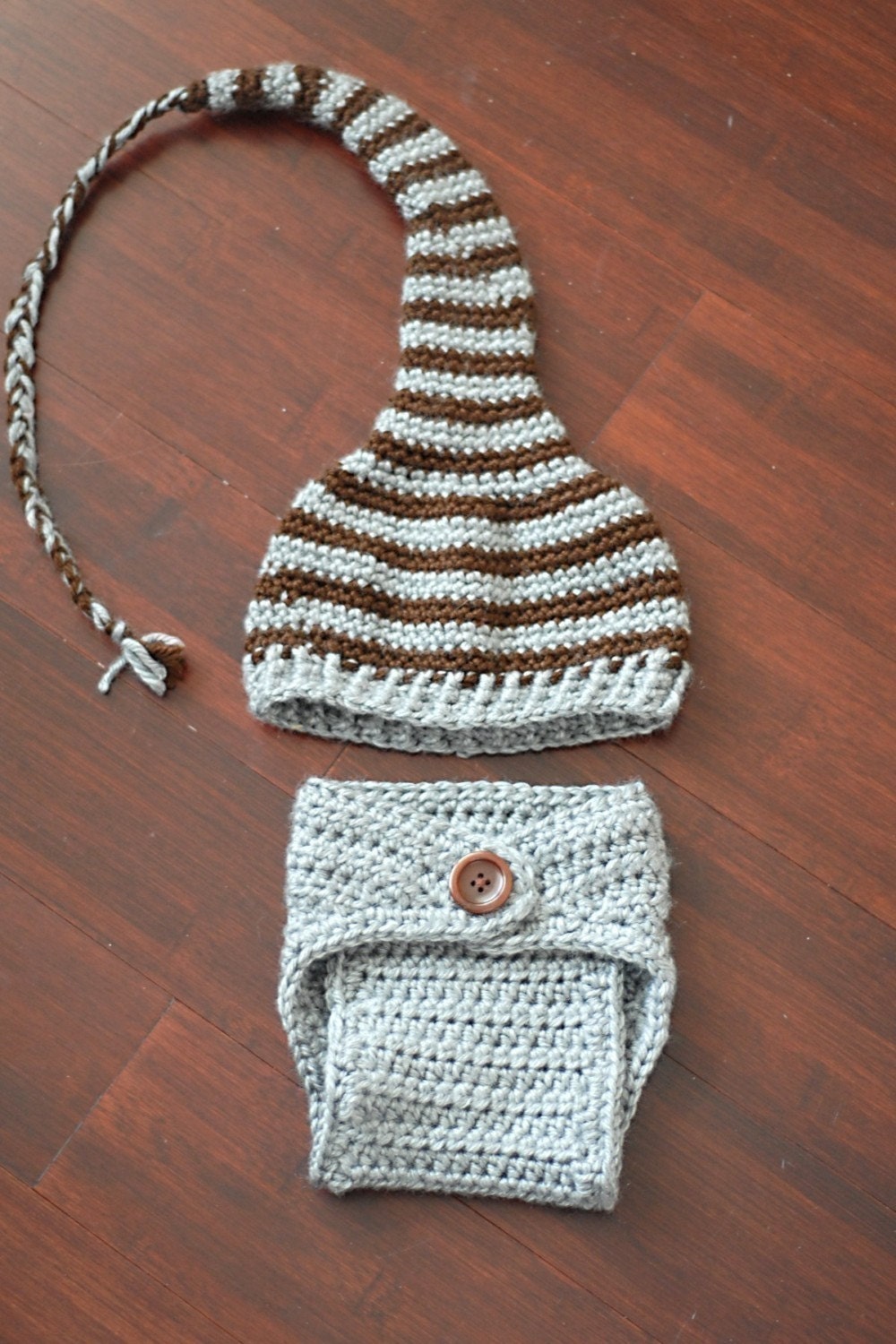 Night Night Cap and Adorable Diaper Cover Pattern Set