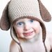 Doggy Earflap Crochet Hat Pattern (Permission to sell all finished products)
