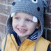 Hippo Earflap Crochet Hat Pattern (Permission to sell all finished products)