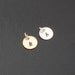 ADD an Initial Charm to Any Bangle You Order  - Sterling Silver or Gold Tone Brass