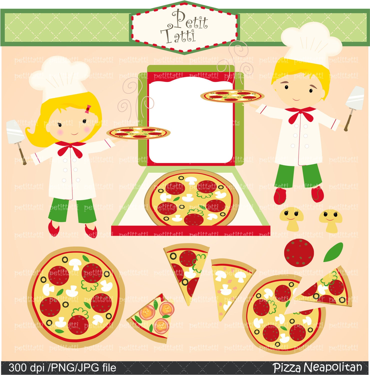 pizza girl clipart - photo #50
