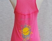 Passion. Love. Tennis Voile Trim Tank Dress / COIN 1804