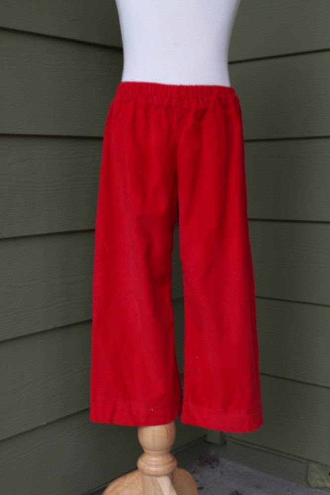 boys red corduroy pants