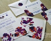 Boho Heart with Birds Part II Wedding invitation /or/ DIY PDF