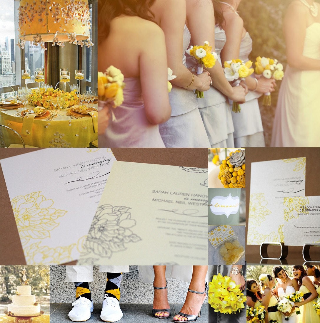Wedding Invitation - Vintage Peony (((Featured in The Knot))) Available as DIY