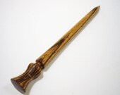 Hair Stick Turned Wooden - Bocote - No 22