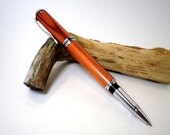 Hand Turned Pen Wood - Tulipwood- Rollerball - No 5