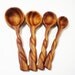 Wood Measuring Spoon Set - Tulipwood - Hand Carved - No 20