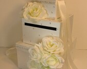 Ivory Wedding  Card Box Gift Card Box Money Box Holder--Special Custom order.Customize your color