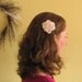 Light Pink Flower Hair Clip, Photography Prop, Perfect for Babies and Adults