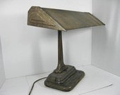 Vintage Desk Lamp with Stylish Structure  Ready for Restoration