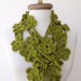 DOUBLE Green BLOOM SCARF-Ready for shipping