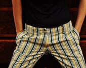 Stripe Capri Pants Skinny Low Rise Trousers Designer XXS Petite Bottom 00 Spring Fashion Etsy