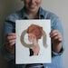 Leo - Lion // Zodiac Sign 8x10 Print