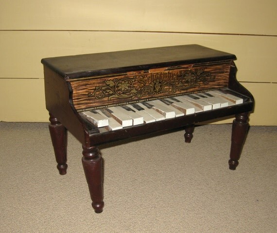 antique toy piano