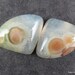 Orbicular Ocean Jasper Cabochon Matched Pair