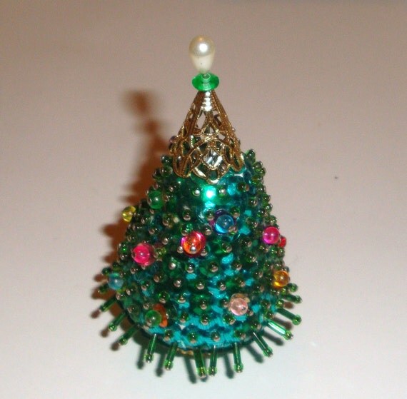 vintage sequin christmas tree decoration by vintagetinsel vintage sequin christmas tree decoration by vintagetinsel
