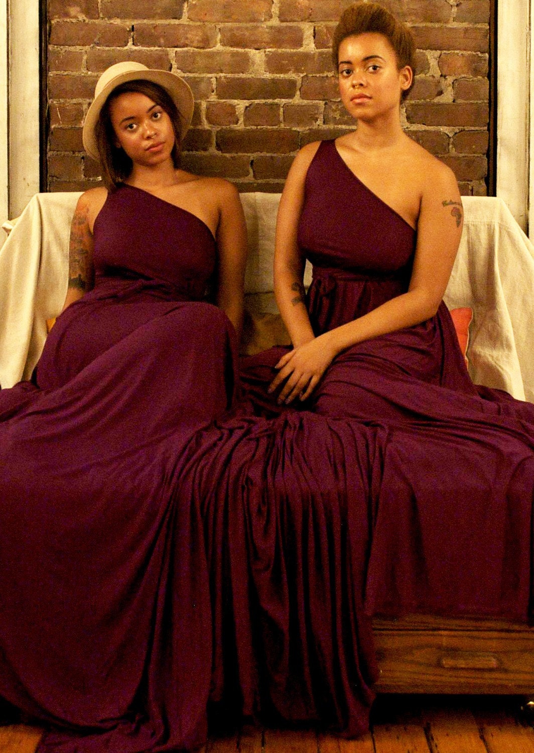 one shoulder grecian dress