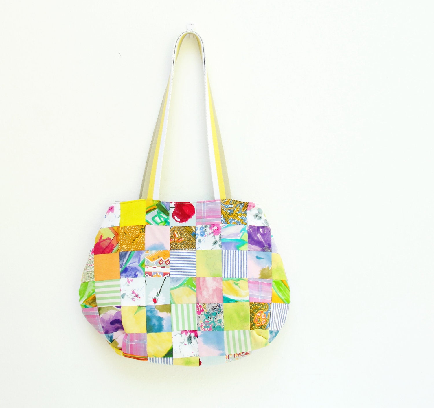 Patched Happiness Bag - Bright Multicolored Patchwork
