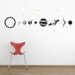 COMPLETE SOLAR SYSTEM Vinyl Decal Graphic by DecoMOD Walls huge 10 feet