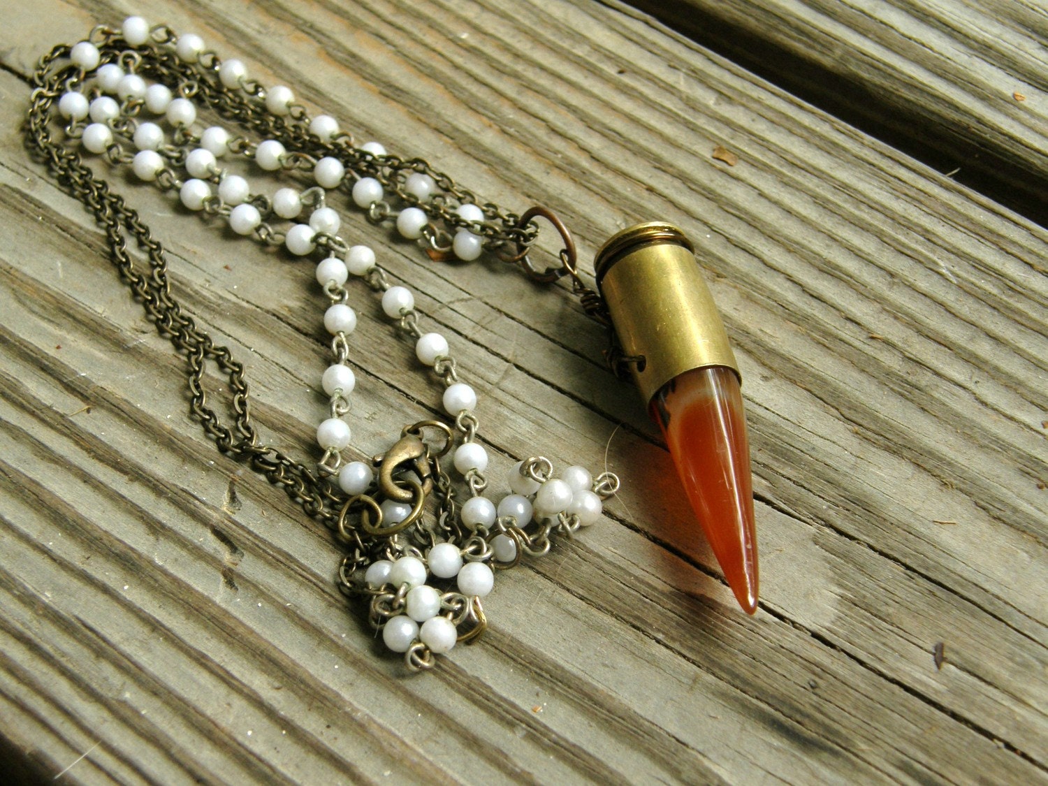 Bitten Recycled Necklace Jewelry