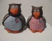 50% off SALE - Owl always love you - cake topper - I am my beloved and my beloved is mine - ready to ship