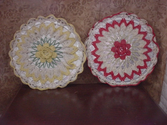 Hand Crocheted Doily in a Wall hanging item