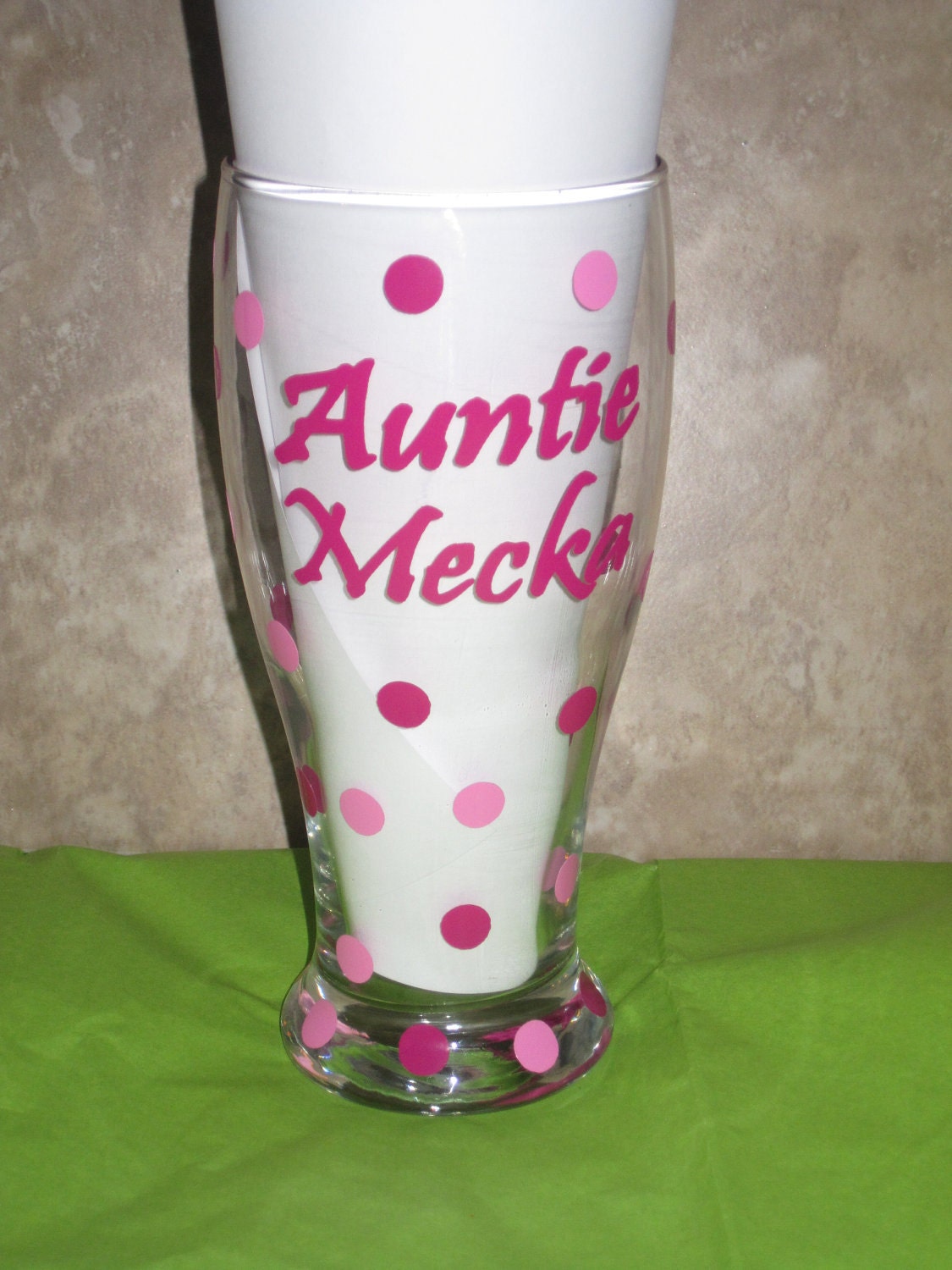 Personalized Glass Tumbler Glass