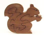 Squirrel with Acorn Wood Puzzle