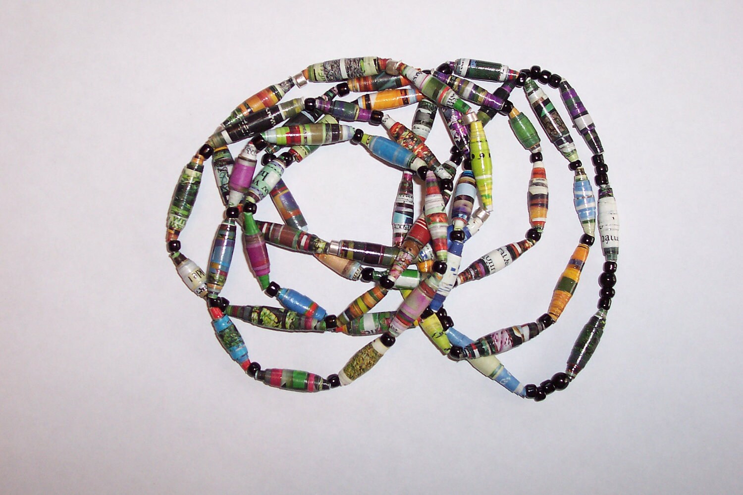 Magazine Bead Bracelets