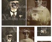 Spooky 2 - 8.5 x 11 inch Printable Digital Collage Sheet