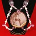Victorian Geisha necklace resin retro sword pink Edwardian burlesque Whiskey Darling