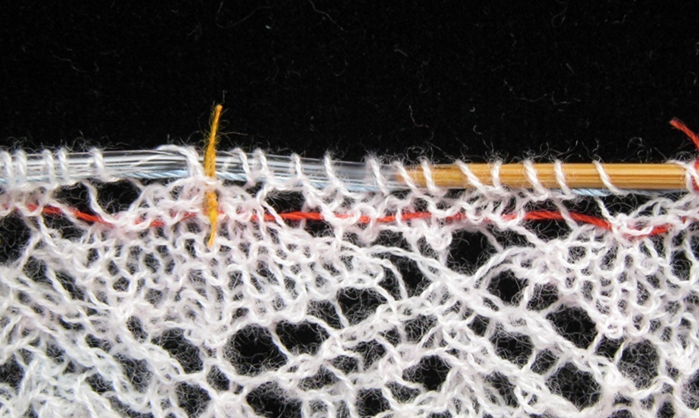 3mm (size 3-ish) 40cm (16in) Fleegleized Bamboo Lace Needles
