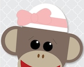 DIY Sock Monkey Invitations Il_170x135