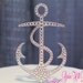 Crystal Anchor Cake Topper