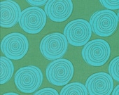 Kathy Davis Hypnotize in Aqua for Free Spirit fabrics - SPECIAL PRICE on Half Yard CUTS