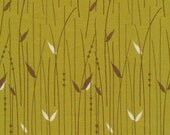 Tall Grass in Olive from the Blue Skies Collection - SPECIAL PRICE on Half Yard CUTS