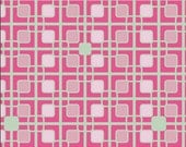 Art Gallery Hyperreal Garden Labyrinth in Flamingo - Fat Quarter