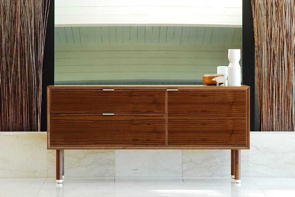 Walnut credenza sideboard