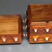 Cocobolo and Maple Decorative Wood Box with Hidden Compartment, 'The Pinnacle Box'