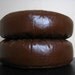 Chocolate Brown Vinyl Foot Poof.