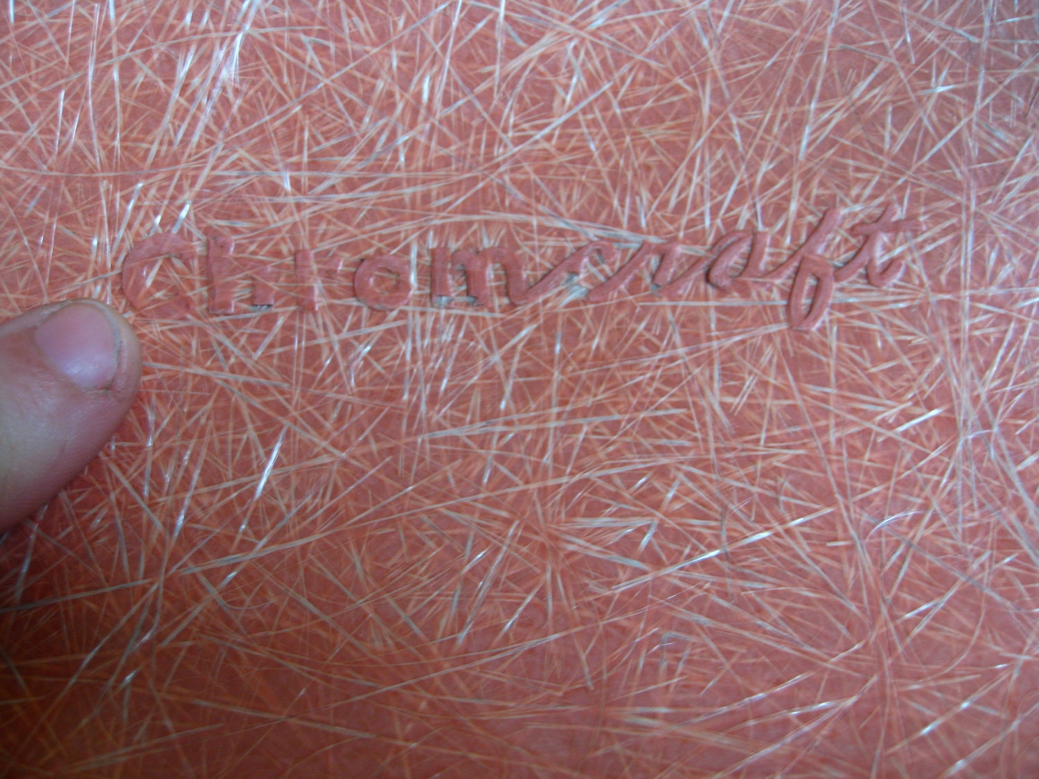 RESERVED for A.  Vintage Mid Century Modern Chromcraft Tulip Chair.